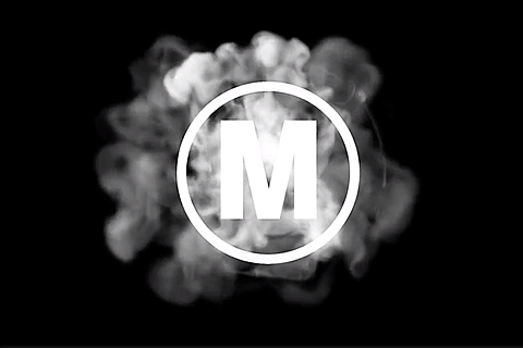 烟雾logo标志展示动画视频模板