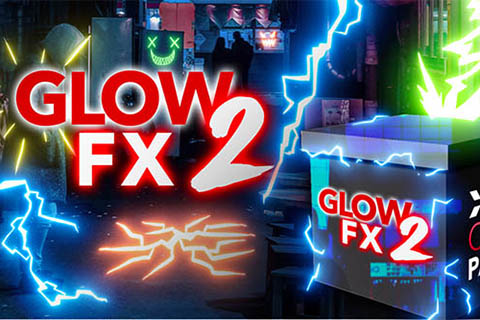 122个手绘发光线条霓虹闪烁图形动画叠加素材 CinePacks Glow FX 2