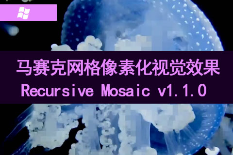 马赛克网格像素化视觉效果 Recursive Mosaic v1.1.0 Win破解版