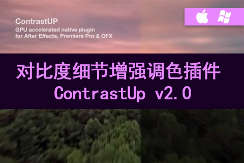 对比度细节增强调色插件 ContrastUp v2.0 Win/Mac破解版