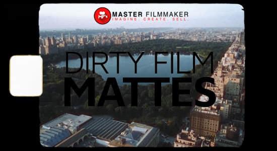 40个电影胶片灼烧噪点刮痕闪烁边框遮罩动画 Master Filmmaker – Dirty Film Mattes Pro
