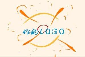 水彩流动MG动画logo标题展示ae模板
