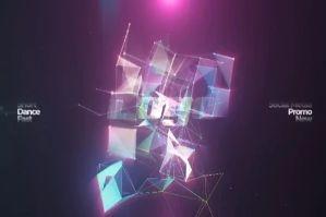 动态抽象霓虹光效背景视频片头LOGO展示PR模板