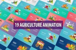 农产品种植宣传视频MG动画PR模板