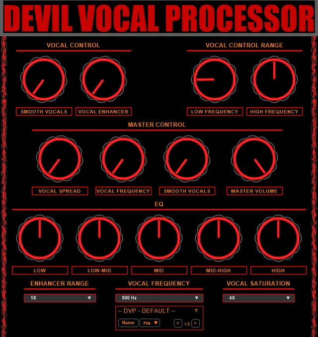 福利：专门处理人声的 Devil  Vocal  Processor  效果器插件下载