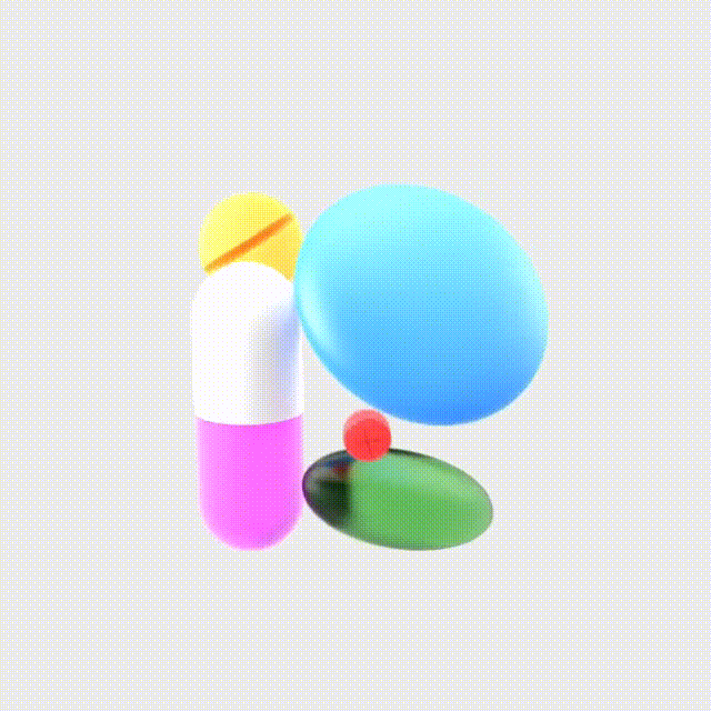 gif动画丨数字视觉怪才，不可思议的C4D流体模拟，色彩炫幻超美