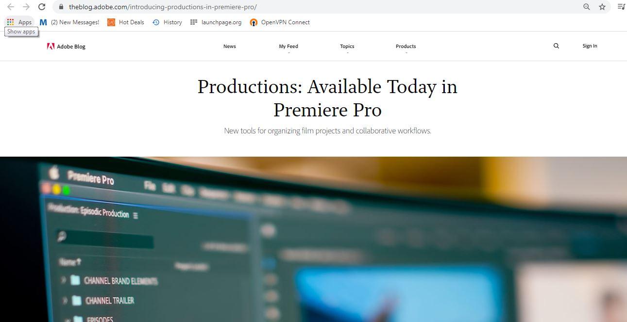 Adobe今日宣布Team  Projects免费用、Premiere  Pro新功能登场