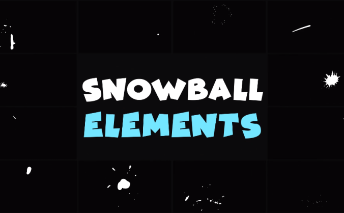 雪球元素动画包模板