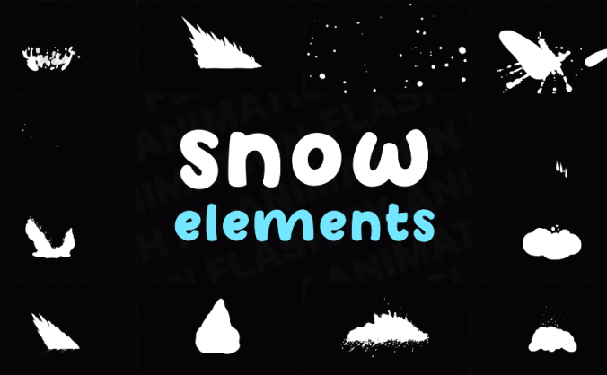 雪元素动画包模板